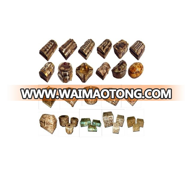 NATURAL ANTIQUE ANIMAL BONE BOXES